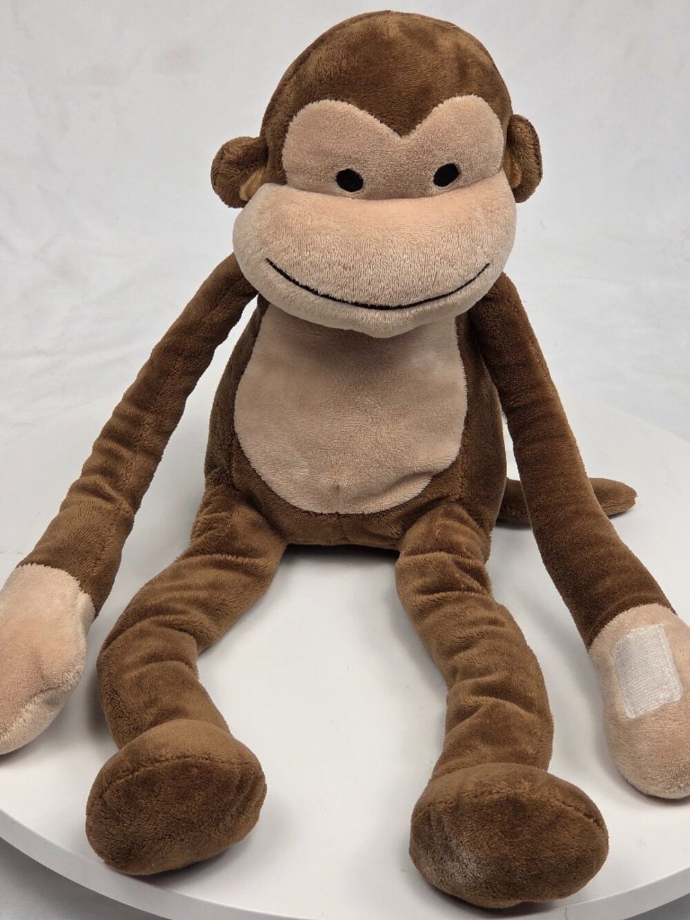 Lambs & Ivy Monkey Plush Stuffed Animal Brown Beige Kids Toy 19” Vintage